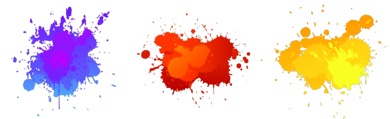 Капли краски