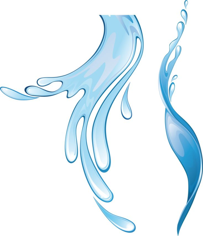 Волна на прозрачном фоне