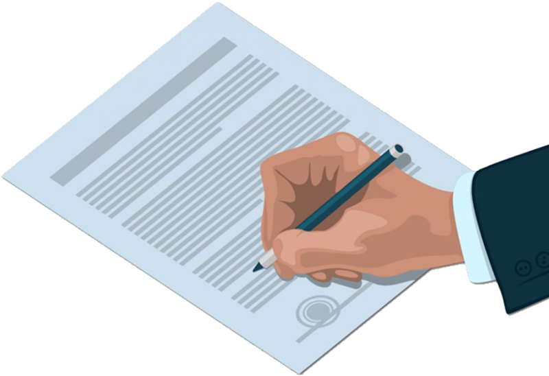 Контракт без фона