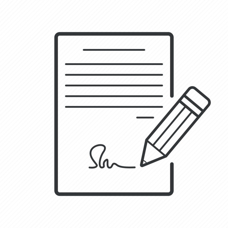 Договор векторное изображение