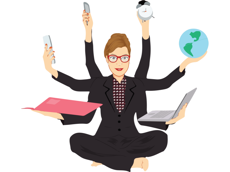 Преподаватель на прозрачном фоне