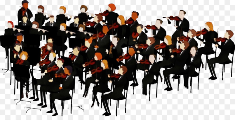 Оркестр иллюстрация
