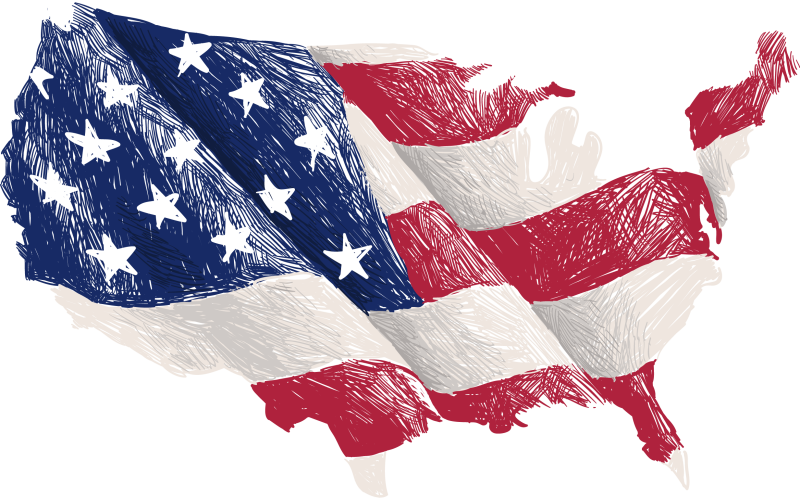 Соединенные штаты Америки флаг