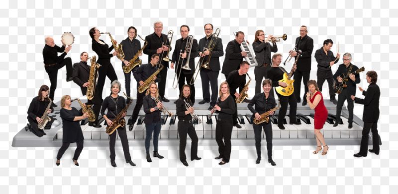 Оркестр на прозрачном фоне