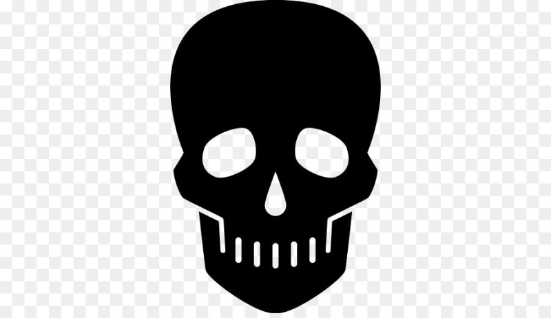 Череп силуэт