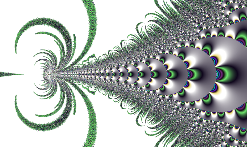 Фракталы на прозрачном фоне