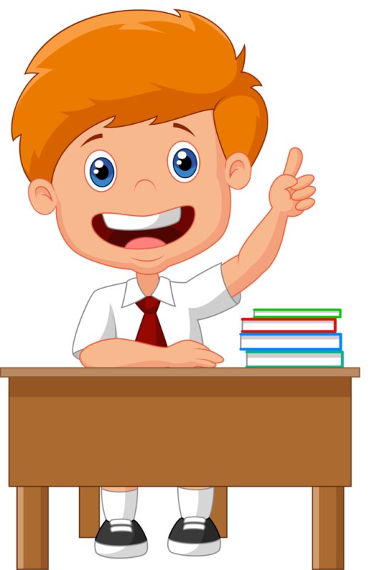 Школьник мультяшный