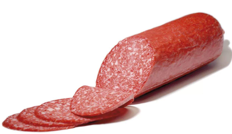 Тонко нарезанная колбаса