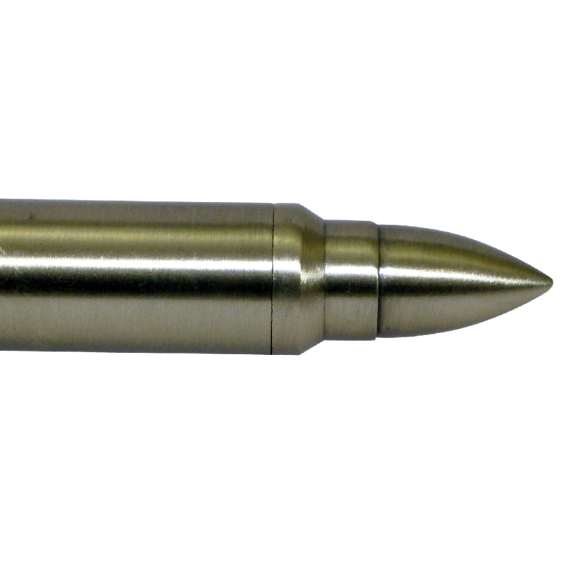 Пуля на белом фоне