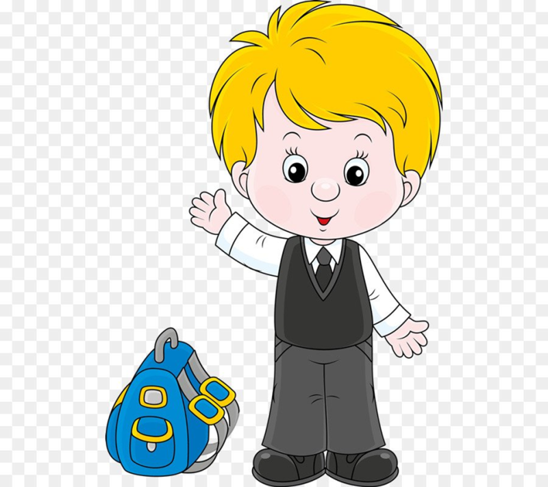 Мальчик с портфелем