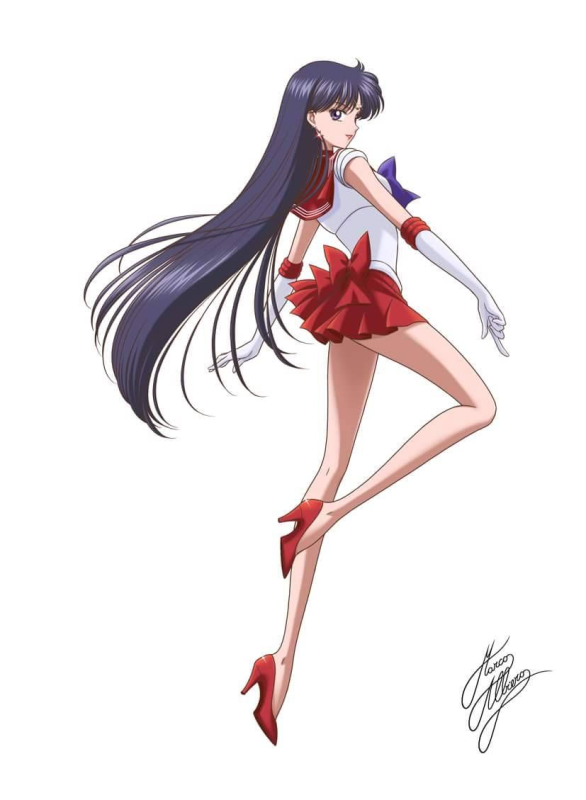 Сейлор Марс в полный рост