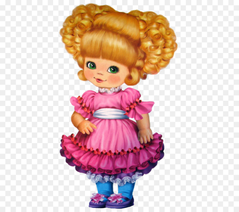 Кукла на прозрачном фоне