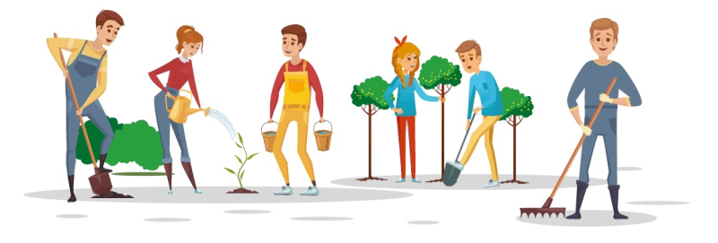 Субботник рисунок