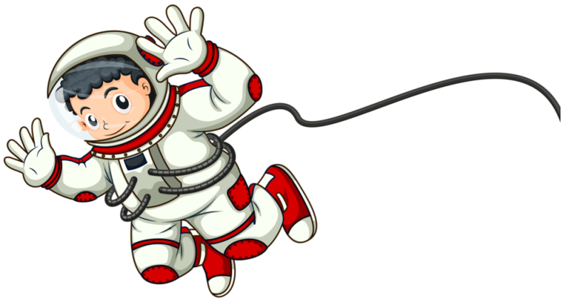 Космонавт мультяшный
