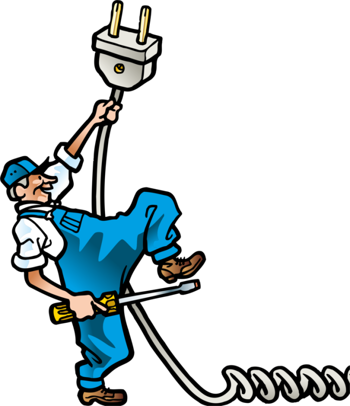 Электрик мультяшный