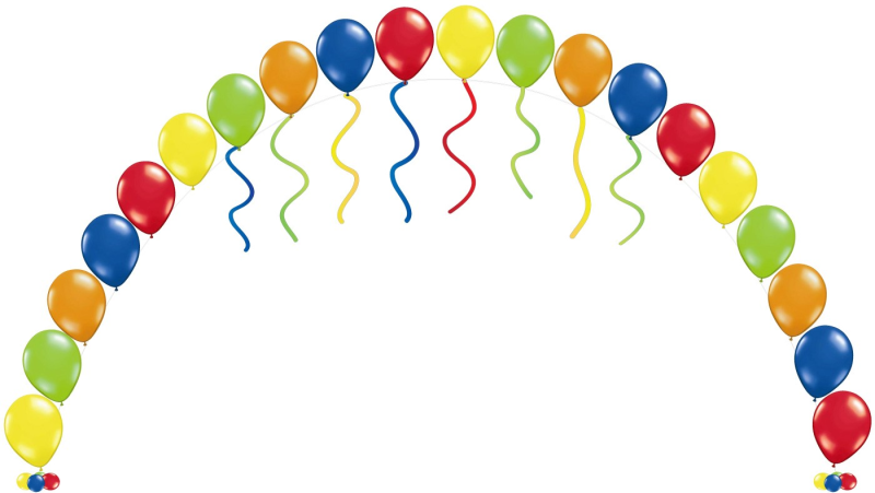 Шарики на белом фоне