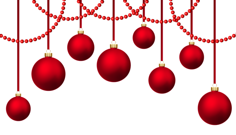 Новогодний шарик на веревочке