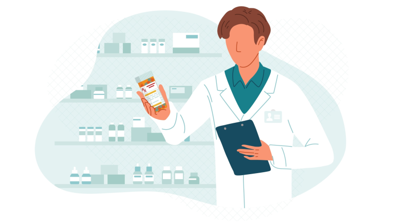 Фармацевт без фона