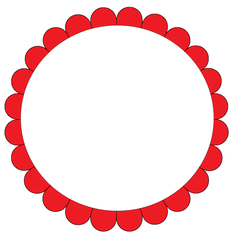 Рамка круглая детская