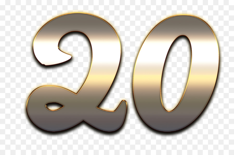 Красивая цифра 20