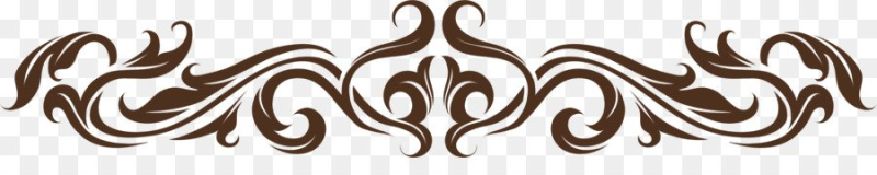 Коричневый узор на белом фоне