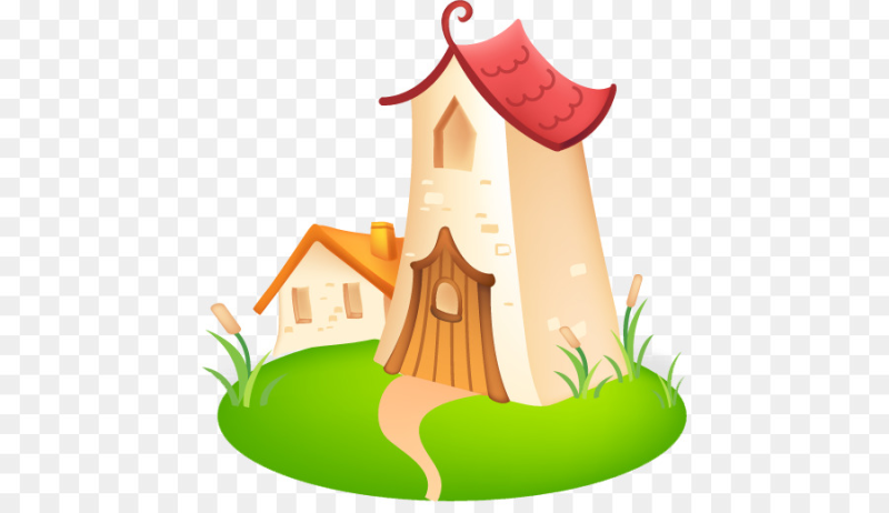 Сказочный домик мультяшный