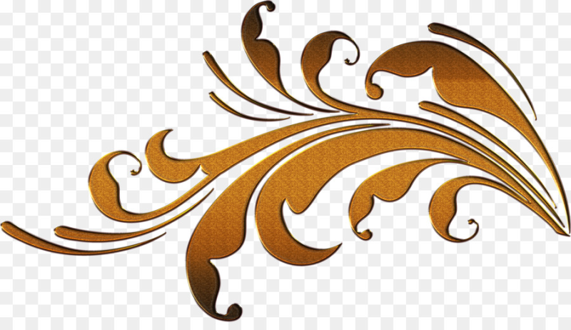 Орнамент коричневый