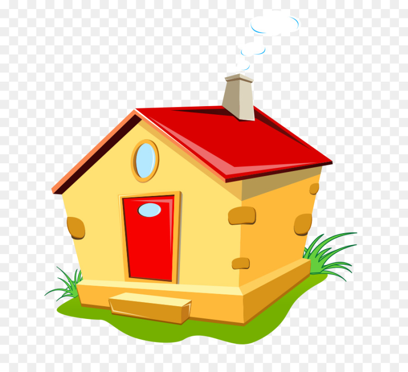 Домик на прозрачном фоне