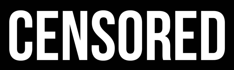 Табличка цензура