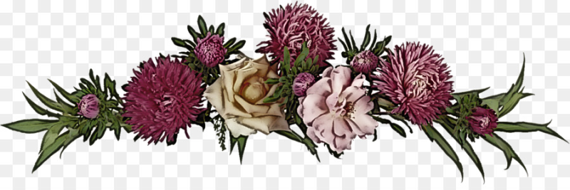 Цветы горизонтальные