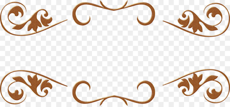 Коричневые узоры на прозрачном фоне