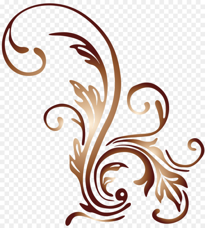 Орнамент завитки