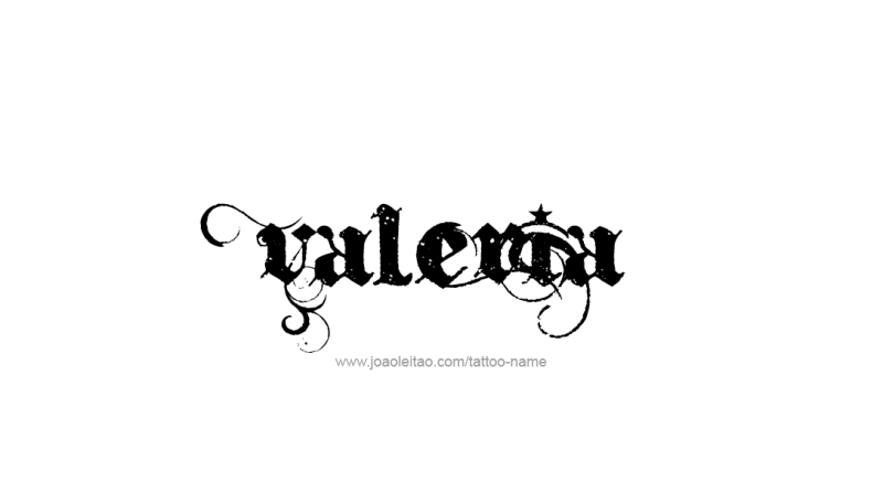 Тату с именем Лера