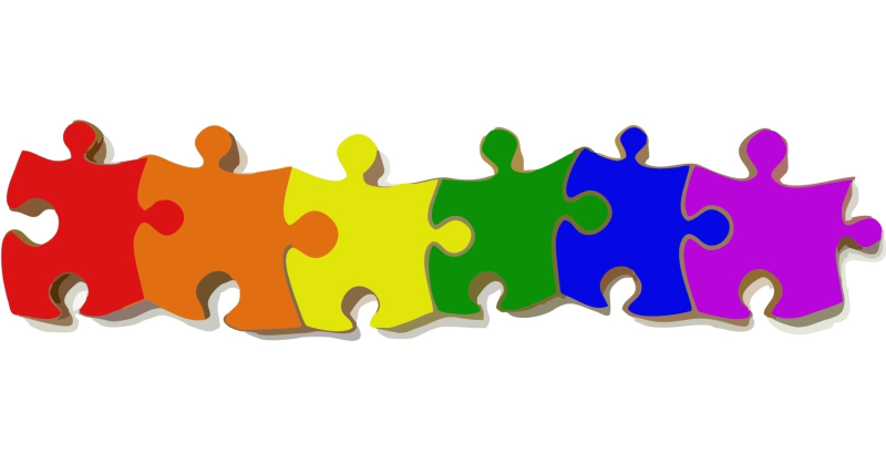 Пазл в рамке