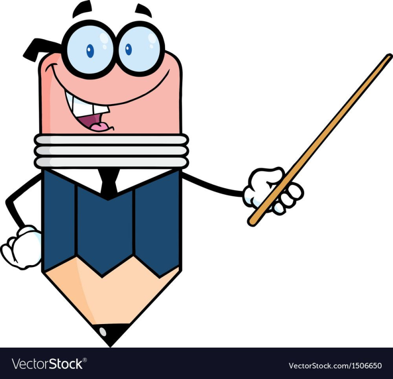 Карандаш с указкой мультяшный