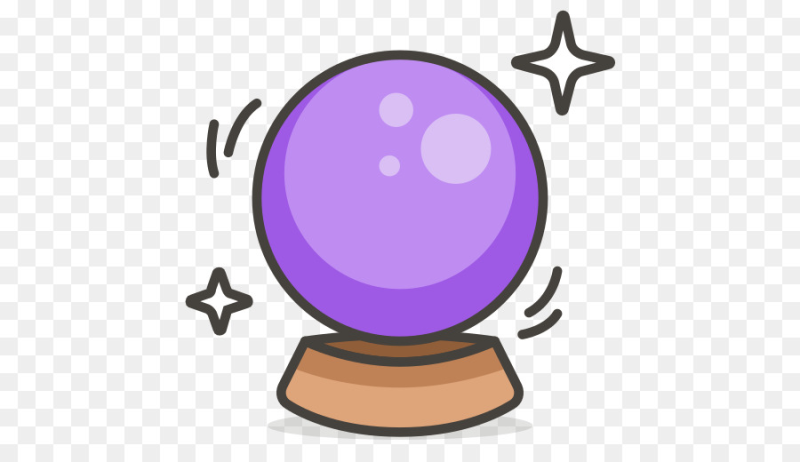 Магический шар стикер