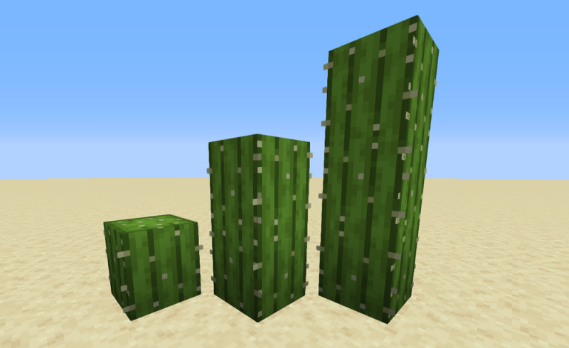 Кактус в МАЙНКРАФТЕ В горшке