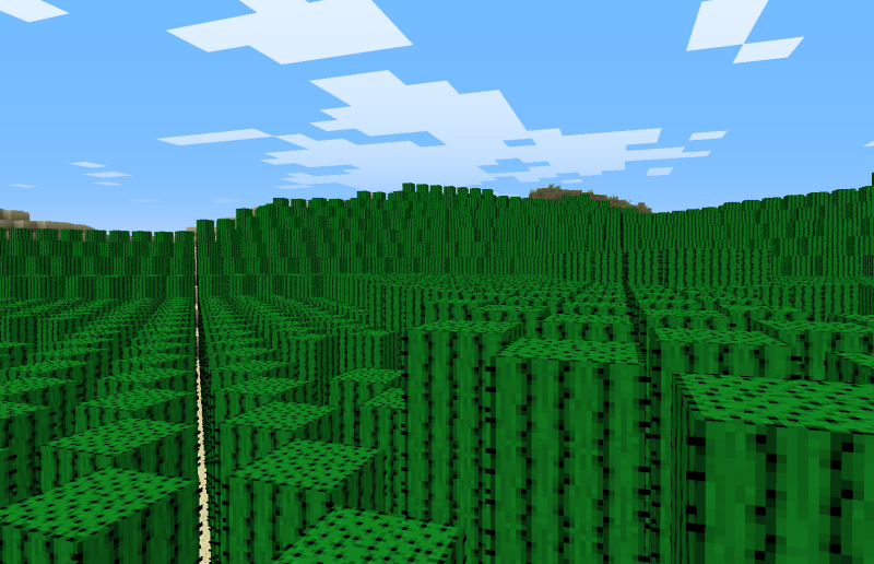 Блок кактуса в МАЙНКРАФТЕ