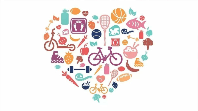 Здоровый образ жизни вектор