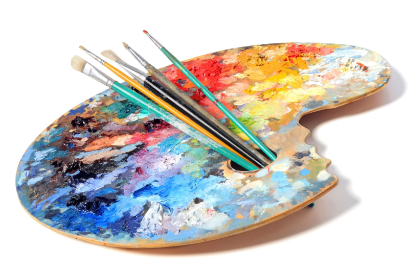 Кисти и краски