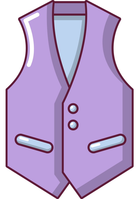 Жилет нарисовать