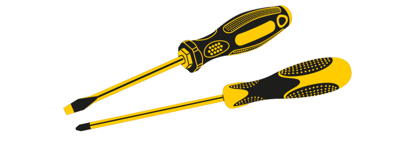 Нарисованная отвертка