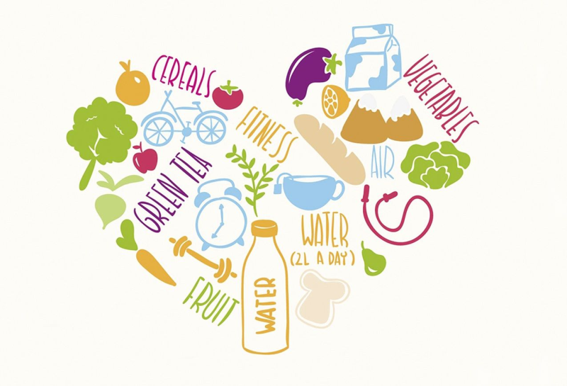 ЗОЖ на прозрачном фоне