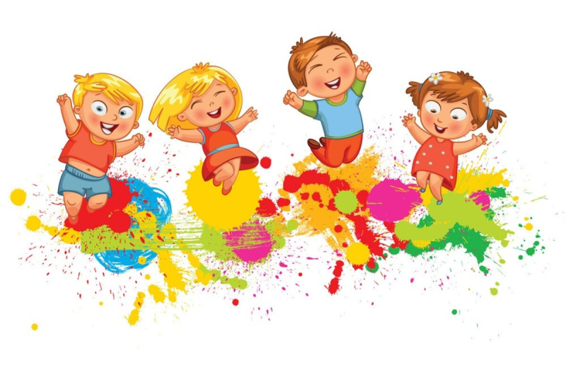 Лето на прозрачном фоне для детей