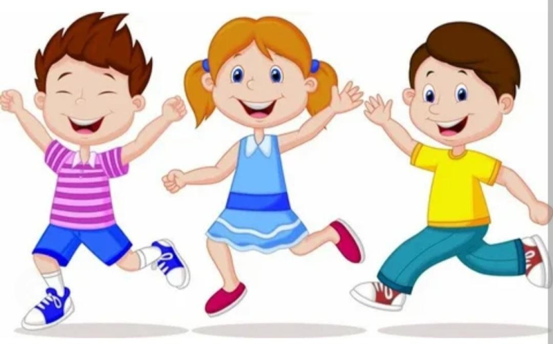 Играющие дети мультяшные