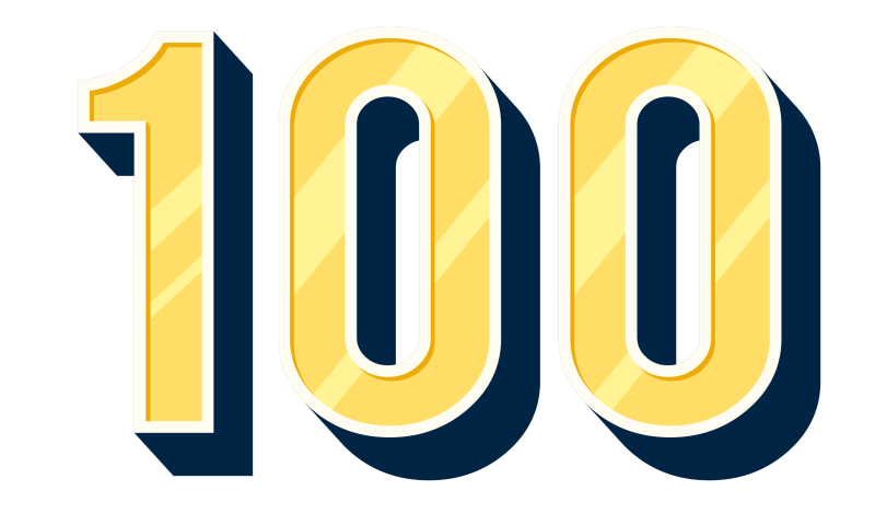 Цифра 100