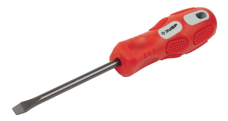 Отвертка ЗУБР CR-V SL6.5x100мм