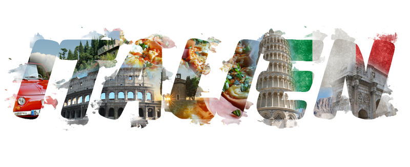 Коллажи на тему Италии