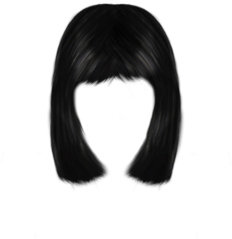 Волосы на прозрачном фоне