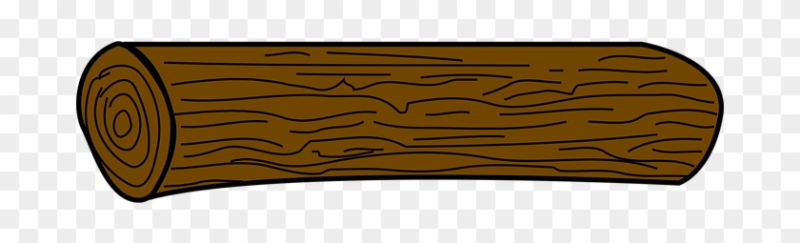 Бревно нарисованное